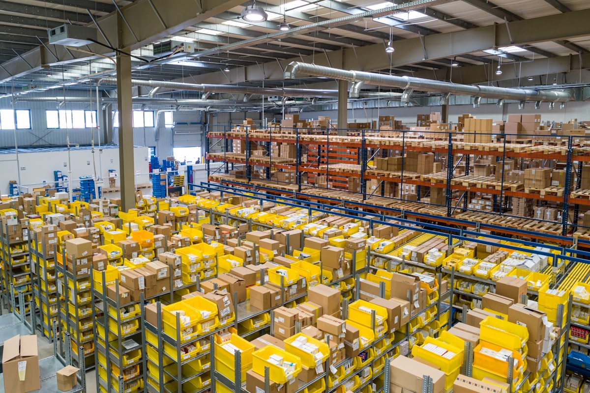 Distribution and logistics center